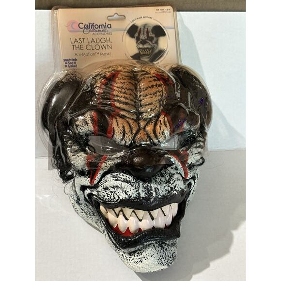 Last Laugh the Clown scary Mask Halloween Adult High end Pads California costume - Picture 5 of 9
